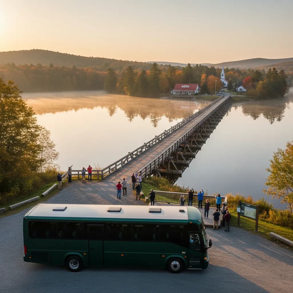 Floating Bridge of Brookfield – Brookfield, Vermont