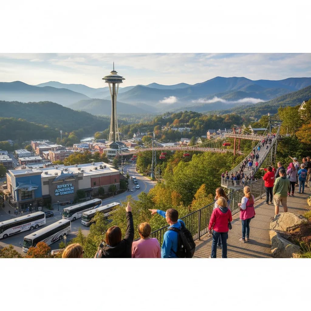 Gatlinburg, Tennessee, Smoky Mountains,